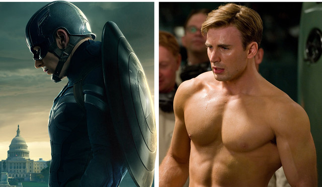 Captain America’s Chris Evans Ripped Muscle Building Regiment